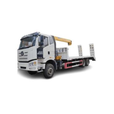 FAW Self Loader Truck w Boom Crane