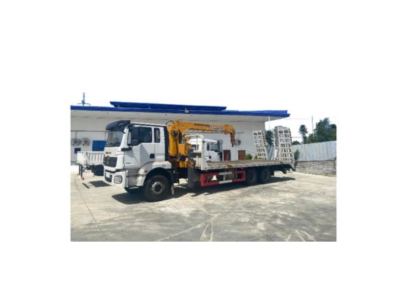 H3000 6X4 SELF-LOADING 10T WITH TAIL RAMP (EURO 2) (WEICHAI)